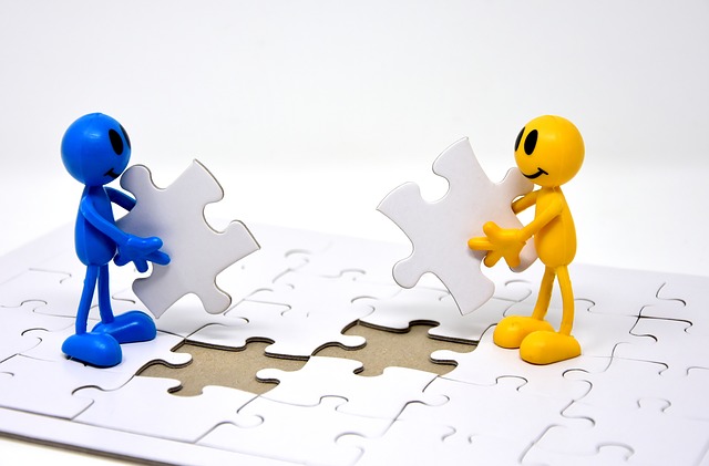 skládání puzzle